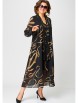 Нарядное платье артикул: 7293 черный с принтом от Eva Grant - вид 1
