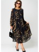 Нарядное платье артикул: 7281 черный с принтом от Eva Grant - вид 13