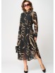 Нарядное платье артикул: 7303 черный с принтом от Eva Grant - вид 9
