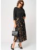 Нарядное платье артикул: 7216С черый+принт от Eva Grant - вид 2