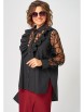 Блузка артикул: 7174-1В черный от Eva Grant - вид 5