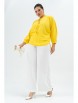 Брючный костюм артикул: 968 желтый/молоко от Andina - вид 8
