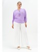 Брючный костюм артикул: 968-1 лаванда/молоко от Andina - вид 1