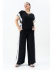 Брючный костюм артикул: 963 черный/белый от Andina - вид 13