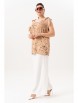 Брючный костюм артикул: 983 принт змея/молоко от Andina - вид 12