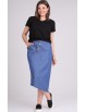 Юбка артикул: 6208 синий от GRATTO - вид 1