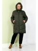 Пальто артикул: 2204 серо-зеленый от Shetti - вид 8
