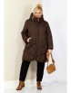 Пальто артикул: 2204 шоколад от Shetti - вид 1