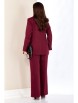 Брючный костюм артикул: 4075 винный от Shetti - вид 2
