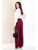 Брючный костюм артикул: 4075 винный от Shetti - вид 5