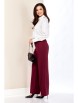 Брючный костюм артикул: 4075 винный от Shetti - вид 10