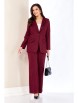 Брючный костюм артикул: 4075 винный от Shetti - вид 11