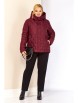 Куртка артикул: 2210 винный от Shetti - вид 10