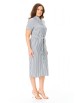 Платье артикул: 1049 темно-серая полоска от Abbi - вид 7