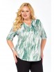 Блузка артикул: 4065 бирюзовый от Abbi - вид 6