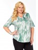 Блузка артикул: 4065 бирюзовый от Abbi - вид 1
