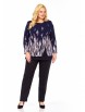 Блузка артикул: 4067 тёмно-синий от Abbi - вид 19