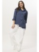 Блузка артикул: 1067 темно-синий от Ma Сherie - вид 7