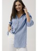 Блузка артикул: 1075 серо-голубой от Ma Сherie - вид 1
