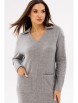 Платье артикул: 4072 серый меланж от Ma Сherie - вид 4