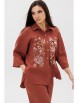 Блузка артикул: 1151 терракот от Ma Сherie - вид 6
