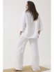 Брючный костюм артикул: 3123 белый от Ma Сherie - вид 2