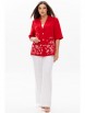 Брючный костюм артикул: 3132 красный+белый от Ma Сherie - вид 5