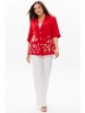 Брючный костюм артикул: 3132 красный+белый от Ma Сherie - вид 6