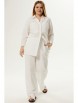 Брючный костюм артикул: 3161 белый от Ma Сherie - вид 1