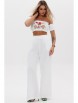 Брючный костюм артикул: 8012 белый от Ma Сherie - вид 9