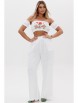 Брючный костюм артикул: 8012 белый от Ma Сherie - вид 11
