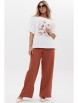 Брючный костюм артикул: 3157 белый+терракот от Ma Сherie - вид 7