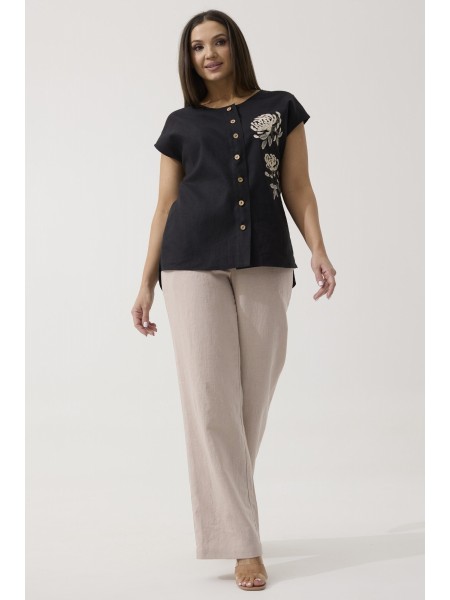 3165 черный+бежевый