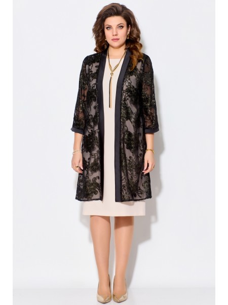 1262 черно-бежевый