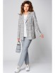 Брючный костюм артикул: 1488 серо-бежевый от FITA - вид 1