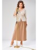 Юбочный костюм артикул: 4151 золотисто-бежевый от FITA - вид 7