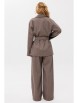 Брючный костюм артикул: 3010-2 светло-коричневый от AmberaStyle - вид 2