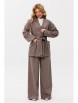 Брючный костюм артикул: 3010-2 светло-коричневый от AmberaStyle - вид 4
