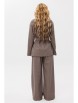 Брючный костюм артикул: 3010-2 светло-коричневый от AmberaStyle - вид 5