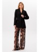 Брючный костюм артикул: 2108 черный-питон от AmberaStyle - вид 4