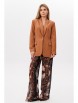 Брючный костюм артикул: 2110 терракот-питон от AmberaStyle - вид 1