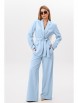 Брючный костюм артикул: 2041-3 голубой от AmberaStyle - вид 1