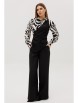 Брючный костюм артикул: 3012 черный от AmberaStyle - вид 1
