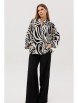 Блузка артикул: 1128-3 черный/белый от AmberaStyle - вид 4