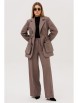 Брючный костюм артикул: 2143 шоколад от AmberaStyle - вид 1