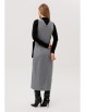 Плательный костюм артикул: 2141-1 серый/черный от AmberaStyle - вид 2