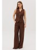 Брючный костюм артикул: 2139-2 шоколад от AmberaStyle - вид 1