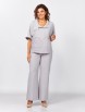 Брючный костюм артикул: М-559 жемчужный от ЗигзагСтиль - вид 5