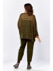 Брючный костюм артикул: М-499 хаки от ЗигзагСтиль - вид 2