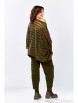 Брючный костюм артикул: М-499 хаки от ЗигзагСтиль - вид 5